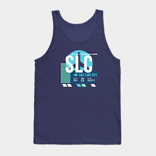 Salt Lake City (SLC) Airport // Sunset Baggage Tag Tank Top